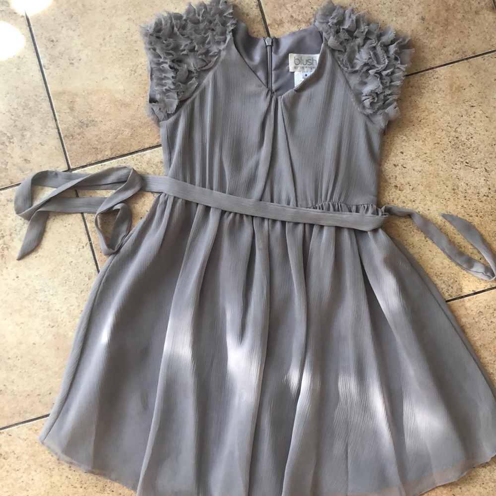 Gray special occasion dress